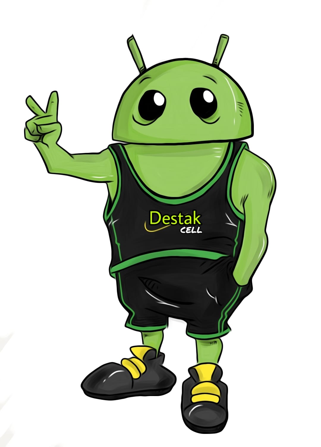 Mascote Destak Cell
